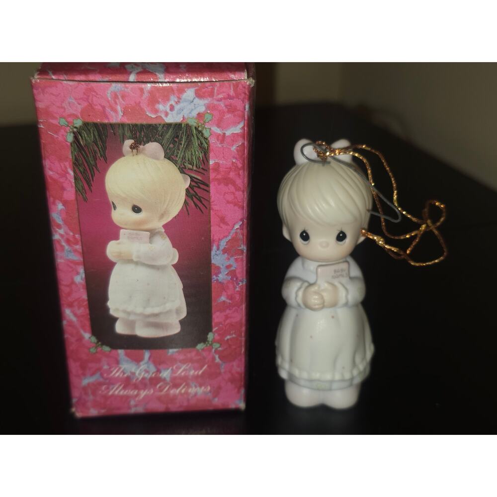 Enesco Precious Moments Ornament 527165 The Good Lord Always Delivers‎ Boxed